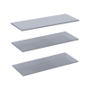 Kleiderschrank-Set Doros Promo Grau mit Regalen 2+2 Türen 180x48x204 (80737771)