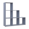 Regalsystem Doros Step 3x3 Grau offen 102,6x28,8x106,1 (41516178)