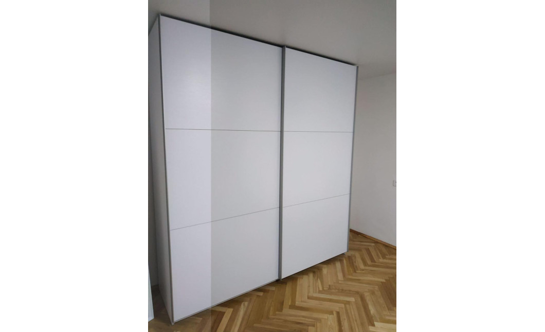 Kleiderschrank Doros G-Caiser Schiebetüren Weiß 2 Türen 220x60x240 (42003007)