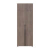 Kleiderschrank mit Aufsatz Doros Kasper Cremona Cannolo 2 Türen 90x50x245 (42005519)