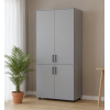 Kleiderschrank Doros Thorn Grau 2 Türen Böden 90x51,6x200 (44900440)