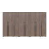 Kleiderschrank mit Regalen und Schubladen Doros Kasper Cremona Cannolo 3+2+3 Türen 360x48x204 (42005743)