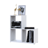 Regalsystem Doros Step 2x2 Weiß offen 69x28,8x71,4 (41516156)