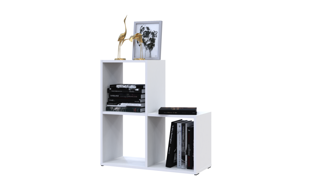 Regalsystem Doros Step 2x2 Weiß offen 69x28,8x71,4 (41516156)