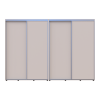 Kleiderschrank Doros Sigma Slim Schiebetüren Kaschmir 2+2 Türen 310x60x214.4 (42005609)