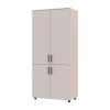 Kleiderschrank Doros Thorn Kaschmir 2 Türen Kleiderstange 90x51,6x200 (44900447)