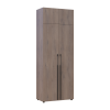 Kleiderschrank mit Schubladen und Aufsatz Doros Kasper Cremona Cannolo 2 Türen 90x48x245 (42005539)