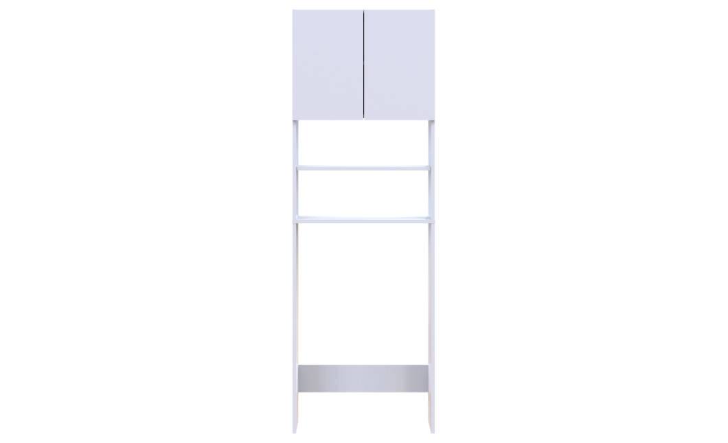 Waschmaschinenschrank Doros Lola Mini Weiß 64x26,6x190 (41516023)