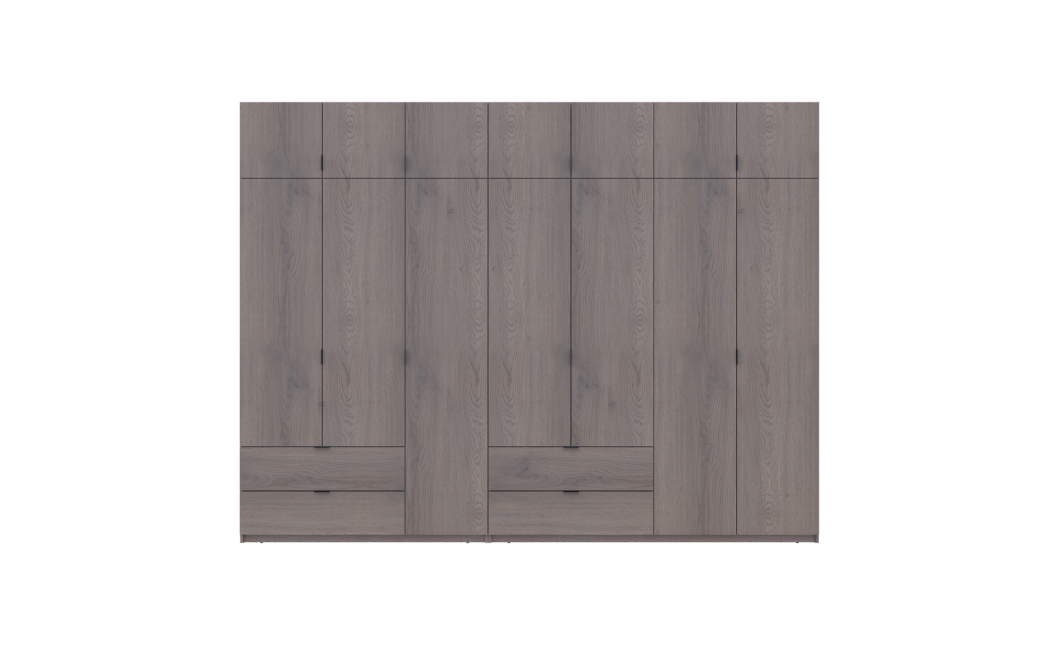 Kleiderschrank Doros Lukas Cannolo / Cannolo 3+4 Türen 315x50x240 (42005248)