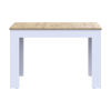 Esstisch Doros Flint Weiß / Artisan Eiche 120/170x80x78 (41510130)