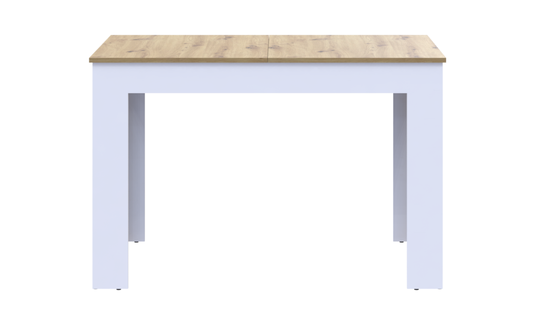Esstisch Doros Flint Weiß / Artisan Eiche 120/170x80x78 (41510130)