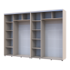Kleiderschrank Doros Sigma Slim Schiebetüren Kaschmir 2+2 Türen 300x60x214.4 (42005607)