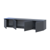 TV-Board Doros Levia Graphitgrau 4 Türen 160x35x33 (41516088)