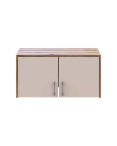 Oberschrank Doros Rondi Artisan Eiche / Kaschmir 2 Türen 82x52x41 (80737813)