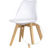 Stuhl-Set 2 Stk Doros Bin Weiß 49x43x84 (42005075)