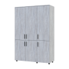 Kleiderschrank Doros Thorn Natti Kiefer 3 Türen Böden 135x51,6x200 (44900480)