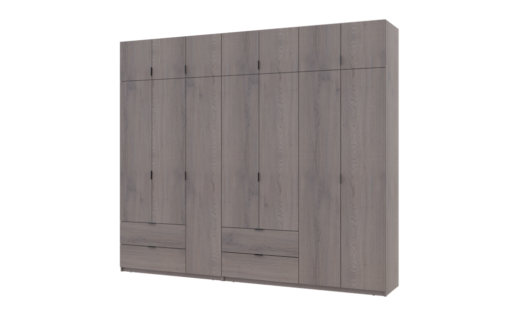 Kleiderschrank Doros Lukas Cannolo / Cannolo 3+4 Türen 280x50x240 (42005244)