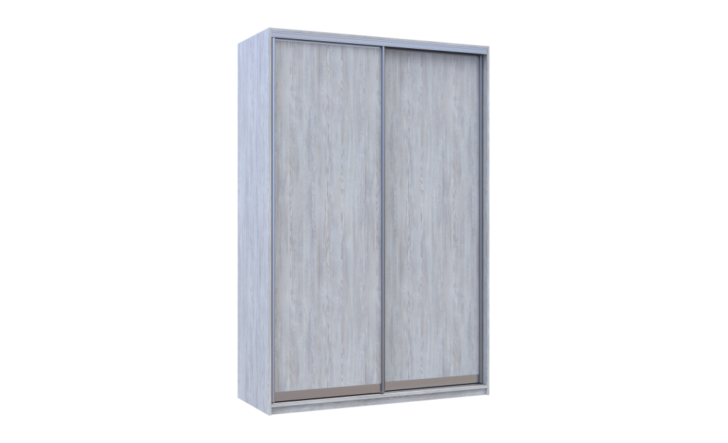Kleiderschrank Doros City Light Natti Luc Schiebetüren 2 Türen 150x60x225 (80736506)