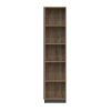 Regalsystem Doros Dale Kleiderschrank Anthrazit/Ewok Eiche 52x28x220 (41516267)