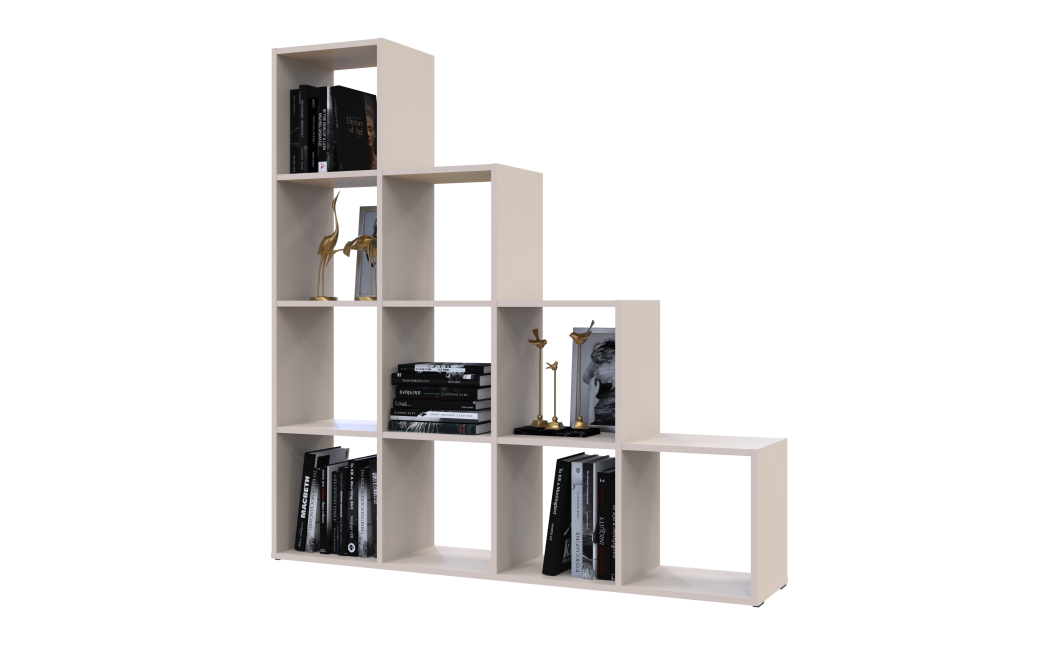 Regalsystem Doros Step 4x4 Kaschmir offen 136,2x28,8x140,7 (41516168)