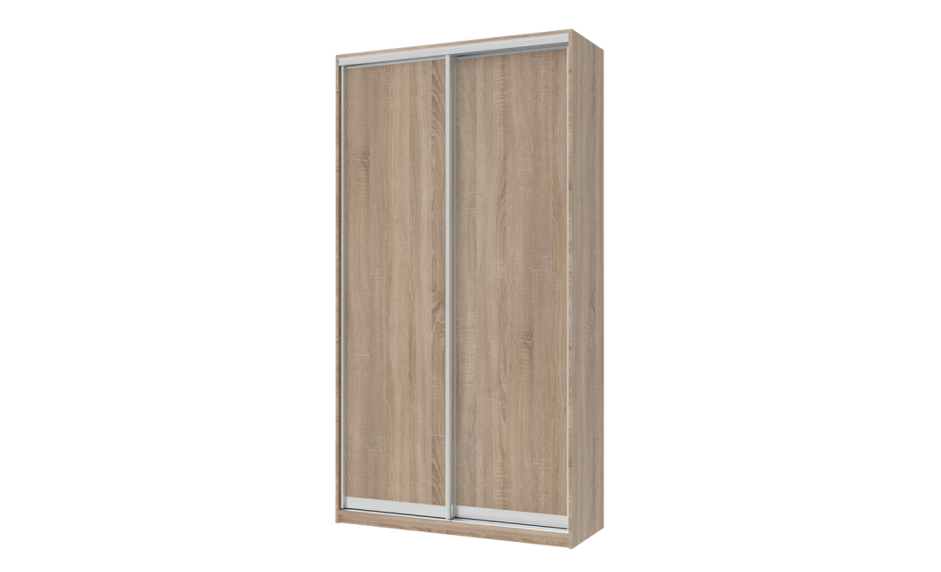 Kleiderschrank Doros City Light Schiebetüren Sonoma Eiche 2 Türen 120x60x225 (42002010)