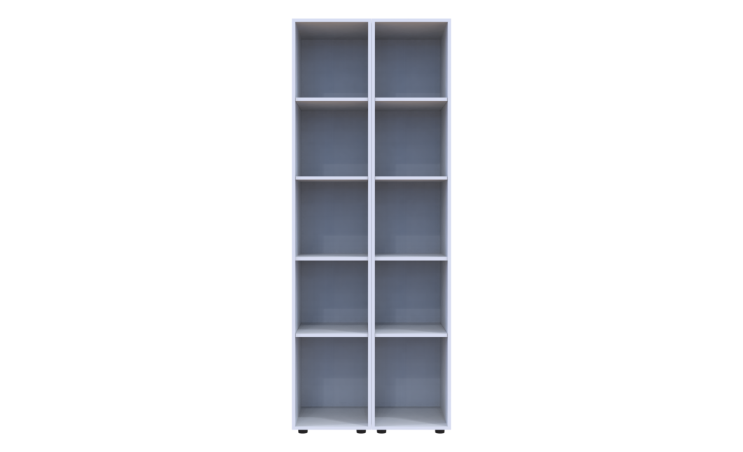 Kleiderschrank Set Doros Gelar Weiß mit 2 Spiegeln 78x49,5x203,4 (42002163)