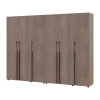 Kleiderschrank mit Regalen Doros Kasper Cremona Cannolo 3+3 Türen 270x48x204 (42005571)