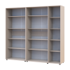 Kleiderschrank mit Regalen Doros Kasper Kaschmir 2+3 Türen 225x48x204 (42005546)