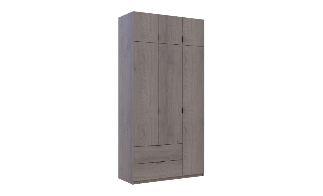 Drehtürenschrank Doros Lukas Cannolo 3 Türen 120x50x240 (44900368)