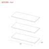 Regal-Set Kasper Kaschmir 86,7x35x1,6 (41516322)