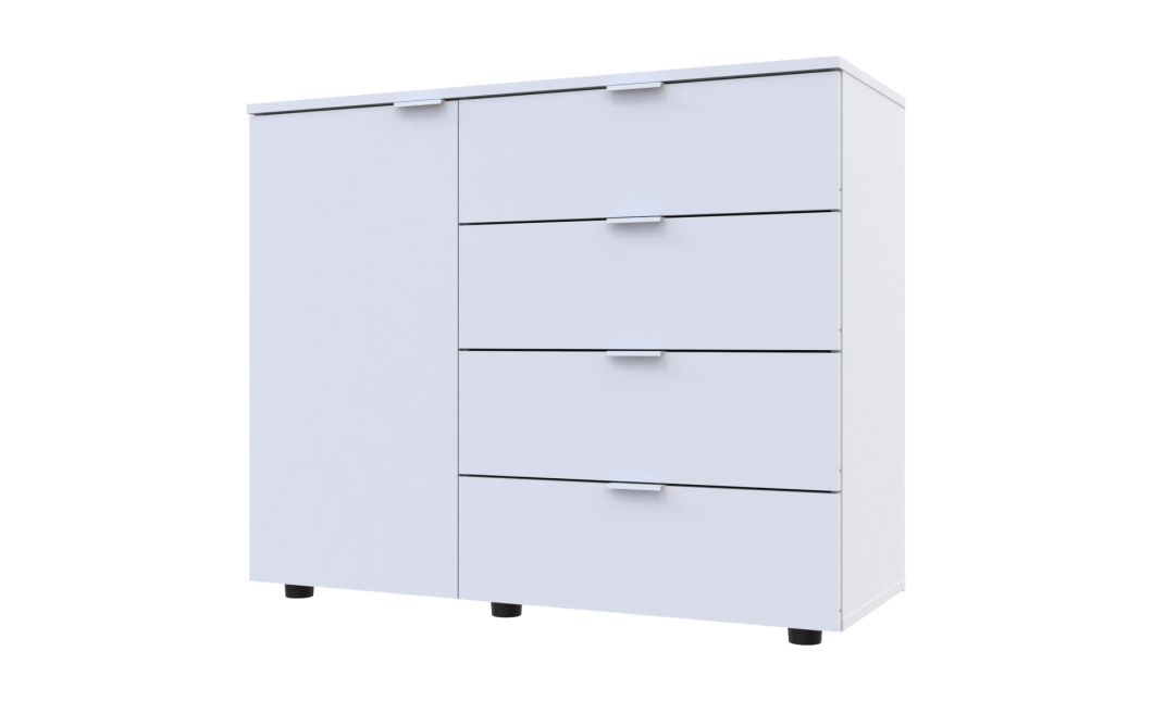 Kommode Doros GC1 Weiß 100x40x81,7 (41510028)