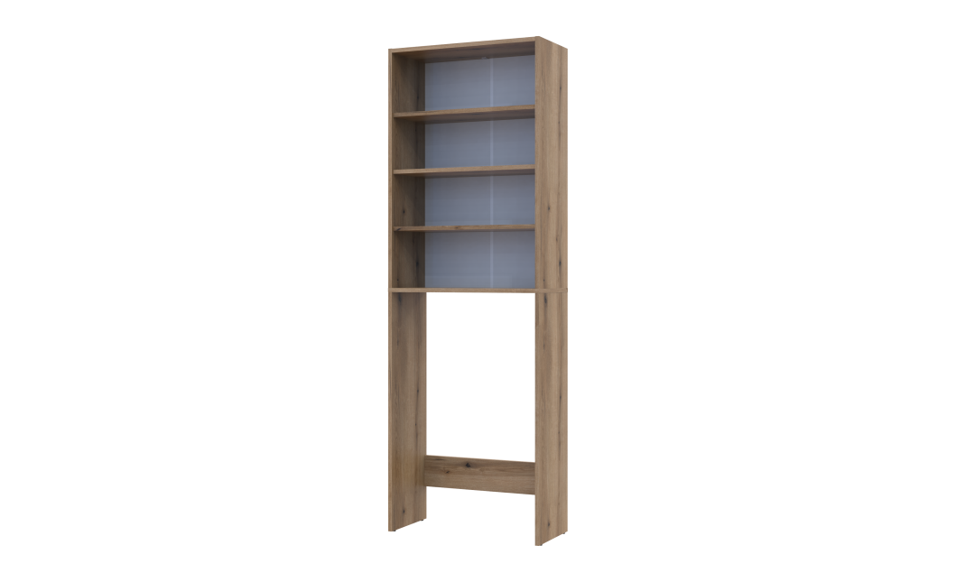 Waschmaschinenschrank Doros Lola Ewok Eiche 64x31,6x190 (41516204)