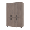 Kleiderschrank Doros Thorn Cremona Cannolo 3 Türen Böden 135x51,6x200 (44900476)