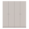 Kleiderschrank Doros Promo mit Drehtüren Kaschmir 2+2 Türen 180x48x204 (80737672)