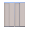 Kleiderschrank Doros Sigma Slim Schiebetüren Kaschmir 2+2 Türen 180x60x214.4 (42005583)