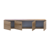 TV-Board Doros Levia Ewok Eiche 4 Türen 160x35x33 (41516094)