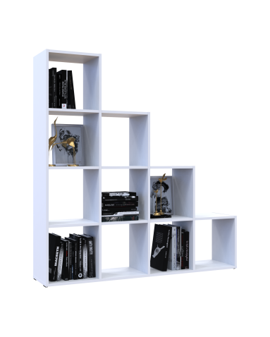 Regalsystem Doros Step 4x4 Weiß offen 136,2x28,8x140,7 (41516166)