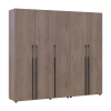 Kleiderschrank mit Regalen und Schubladen Doros Kasper Cremona Cannolo 2+3 Türen 225x48x204 (42005551)