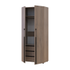 Kleiderschrank mit Schubladen Doros Kasper Cremona Cannolo 2 Türen 90x48x204 (42005533)