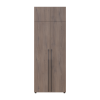 Kleiderschrank mit Schubladen und Aufsatz Doros Kasper Cremona Cannolo 2 Türen 90x48x245 (42005539)