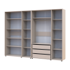 Kleiderschrank mit Regalen und Schubladen Doros Kasper Kaschmir 3+3 Türen 270x48x204 (42005574)