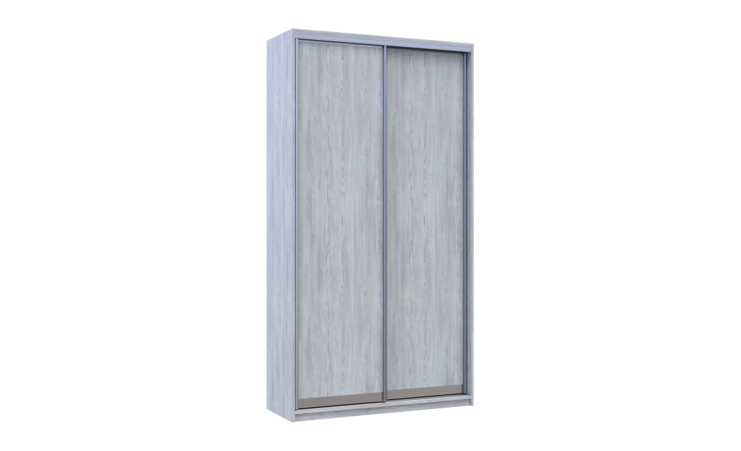 Kleiderschrank Doros City Light Natti Luc Schiebetüren 2 Türen 120x45x225 (80736496)