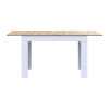 Esstisch Doros Flint Weiß / Artisan Eiche 120/170x80x78 (41510130)