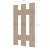 Wandpaneel Doros N1 Sonoma Eiche 65x3,2x115 (41510009)