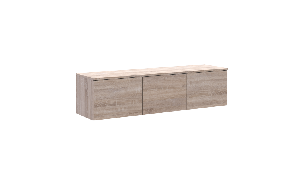 TV-Board Doros Levia Sonoma Eiche 3 Türen 130х35х33 (41516301)