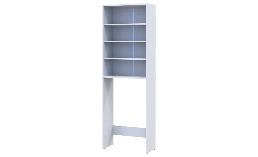 Waschmaschinenschrank Doros Lola Weiß 64x31,6x190 (41516022)
