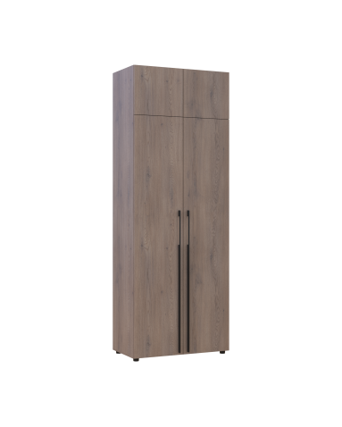 Kleiderschrank mit Aufsatz Doros Kasper Cremona Cannolo 2 Türen 90x50x245 (42005519)