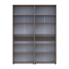 Kleiderschrank mit Regalen und Aufsatz Doros Kasper Cremona Cannolo 2+2 Türen 180x48x245 (42005541)