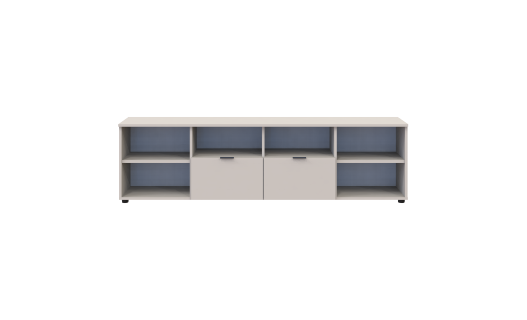 Kommode Doros Ron 4 Kaschmir 2 Türen 2 Schubladen 180x38x50 (41516046)