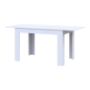 Esstisch Doros Flint Weiß 120/170x80x78 (41510128)